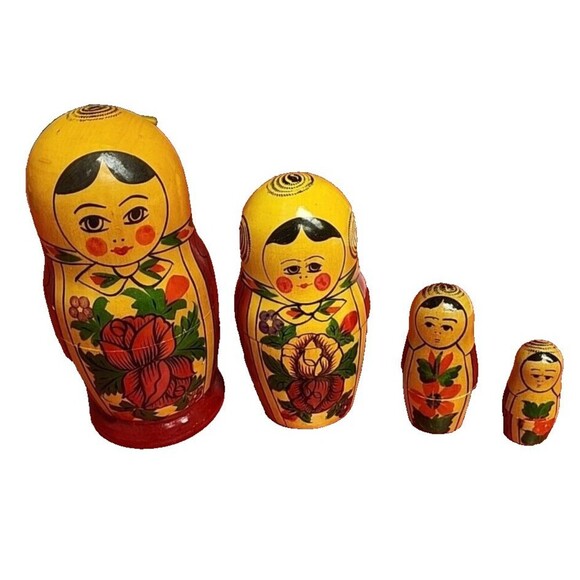 Hand Painted Russian Matryoshka Nesting Replacement Dolls - Picture 2 of 8